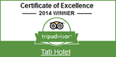 Certificate of excellence 2014 winner
